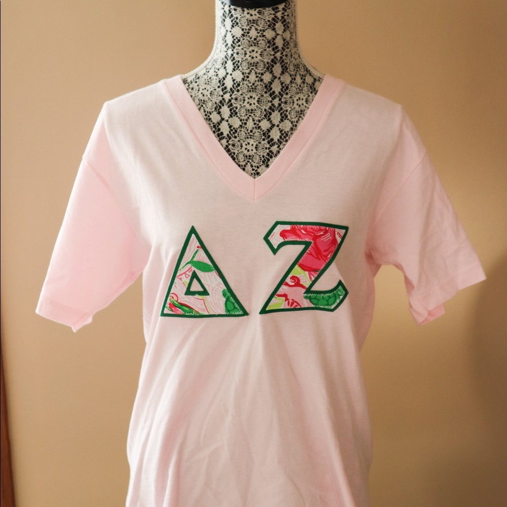 Lily Pulitzer Sorority Stitch Letters